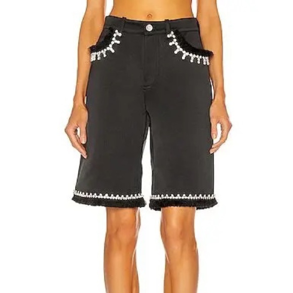 Area NYC Five Pocket Short in Black